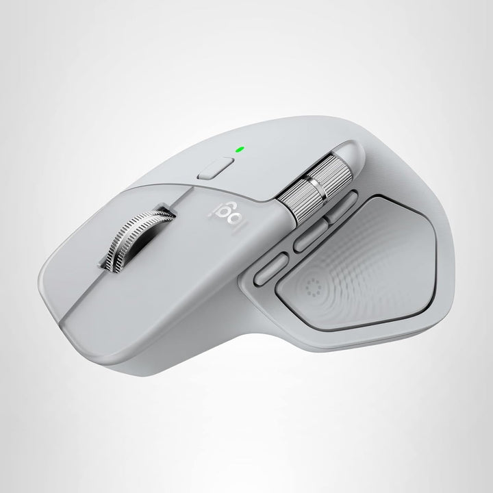 Logitech MX Master 4, mouse inalámbrico ergonómico con retroaliment...