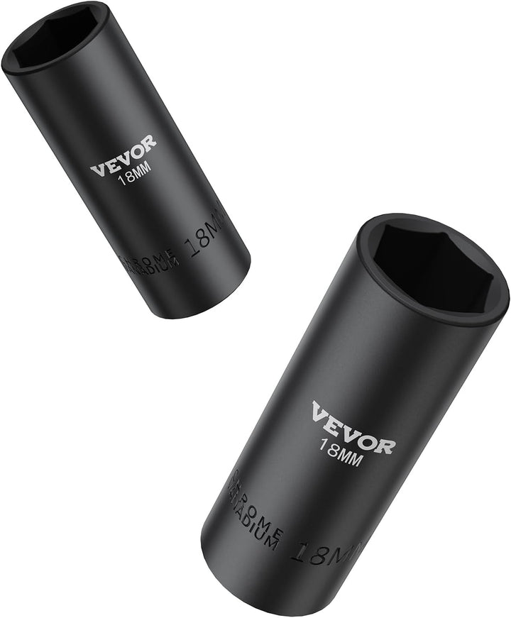 Vevor - Juego de 65 cubos de impacto con guía de 1\/2 pulgada, jueg...