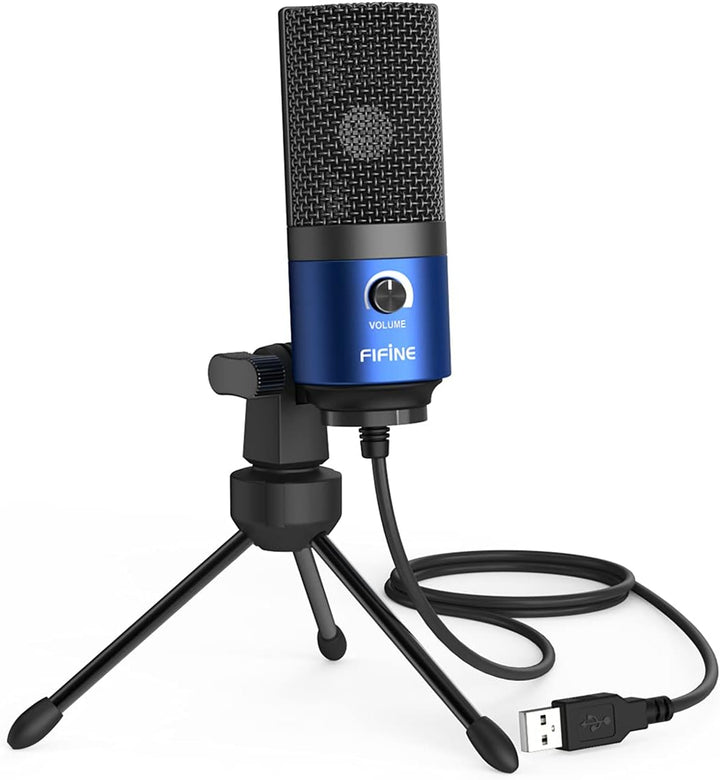 FIFINE - Micrófono USB para computadora para grabar voz en off de v...