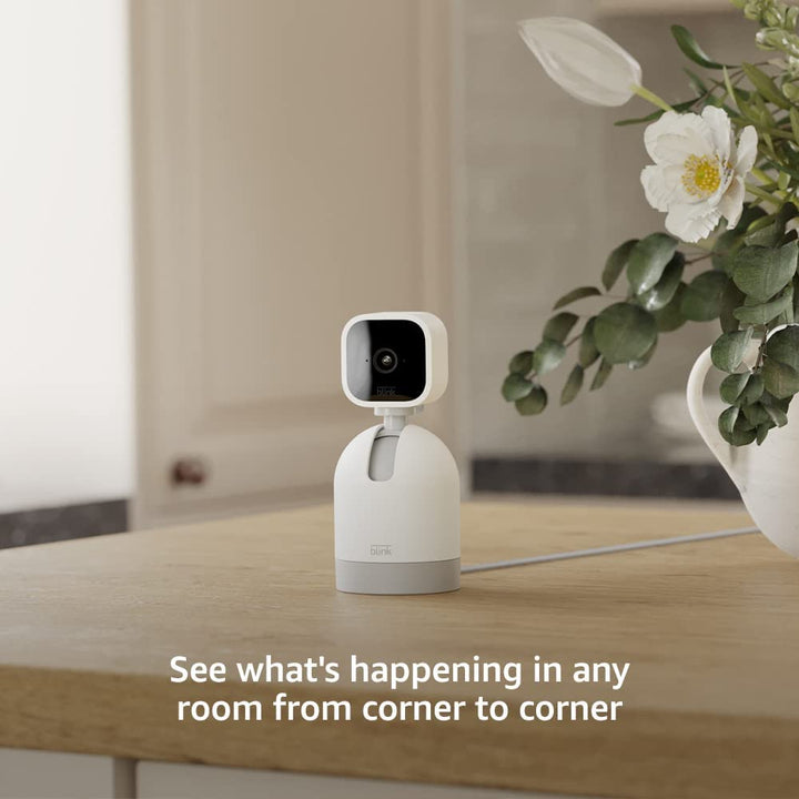 Blink Mini Pan-Tilt with 1-Year Subscription Plus Plan| Rotating in...