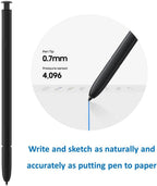 Bolígrafo S Pen S23 Ultra (con Bluetooth) de Reemplazo para Samsung Galaxy S23 Ultra (4096 Niveles de Presión) + Puntas de Reemplazo (Negro Fantasma)