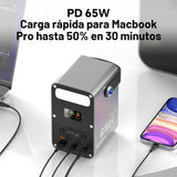 Cargador portátil 60000mAh Power Bank 65W Paquete de batería USB C...