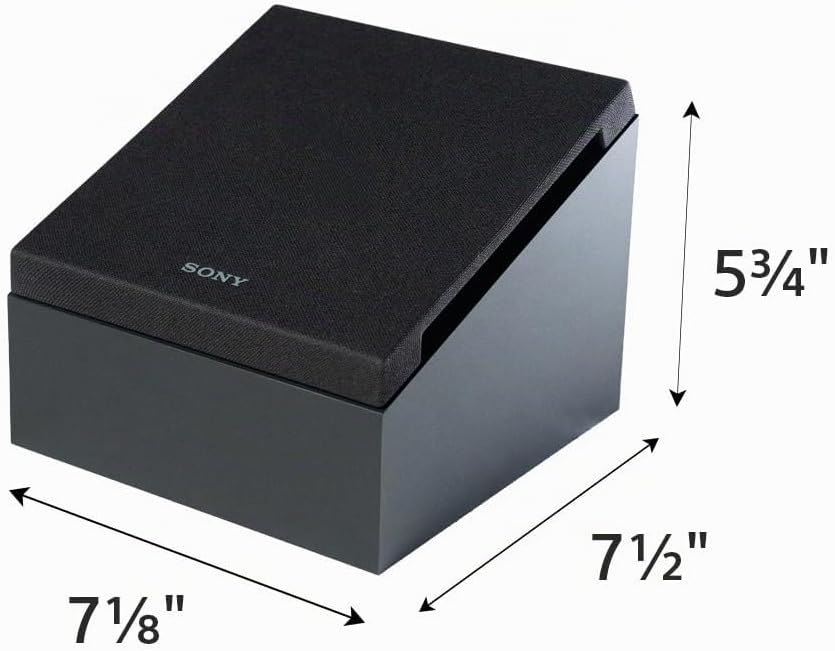 Sony SS-CSEM2 Altavoces de altura con tecnología Dolby Atmos (Par)