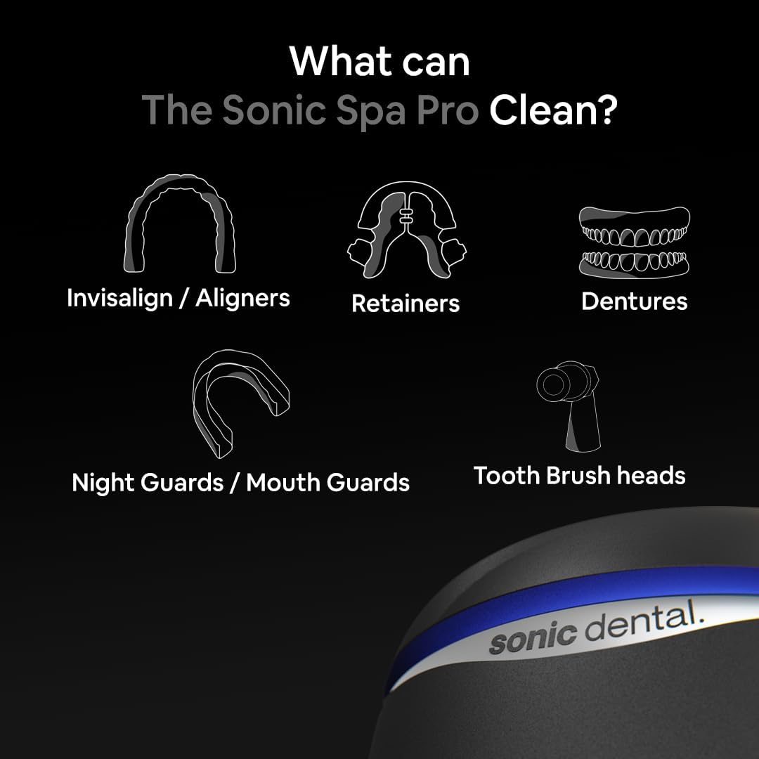 Sonic Pro - Cápsula de limpieza dental, máquina limpiadora ultrasón...