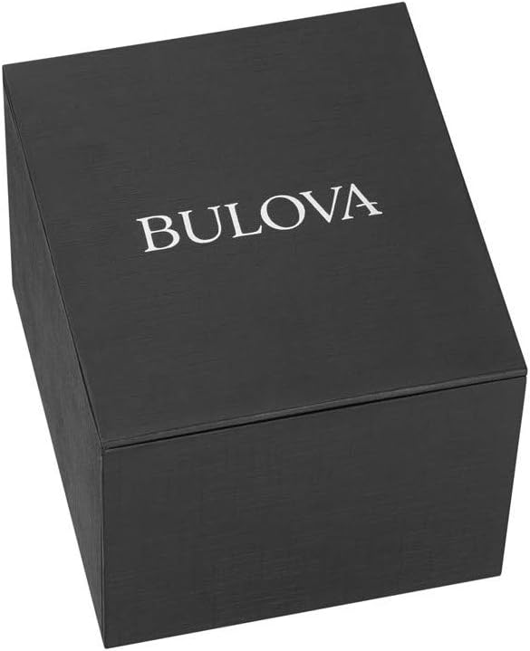 Bulova Cronógrafo clásico para hombre de acero inoxidable diamante
