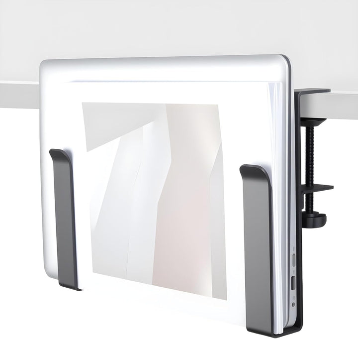 LUKETURE Soporte lateral ajustable para laptop, soporte para portát...