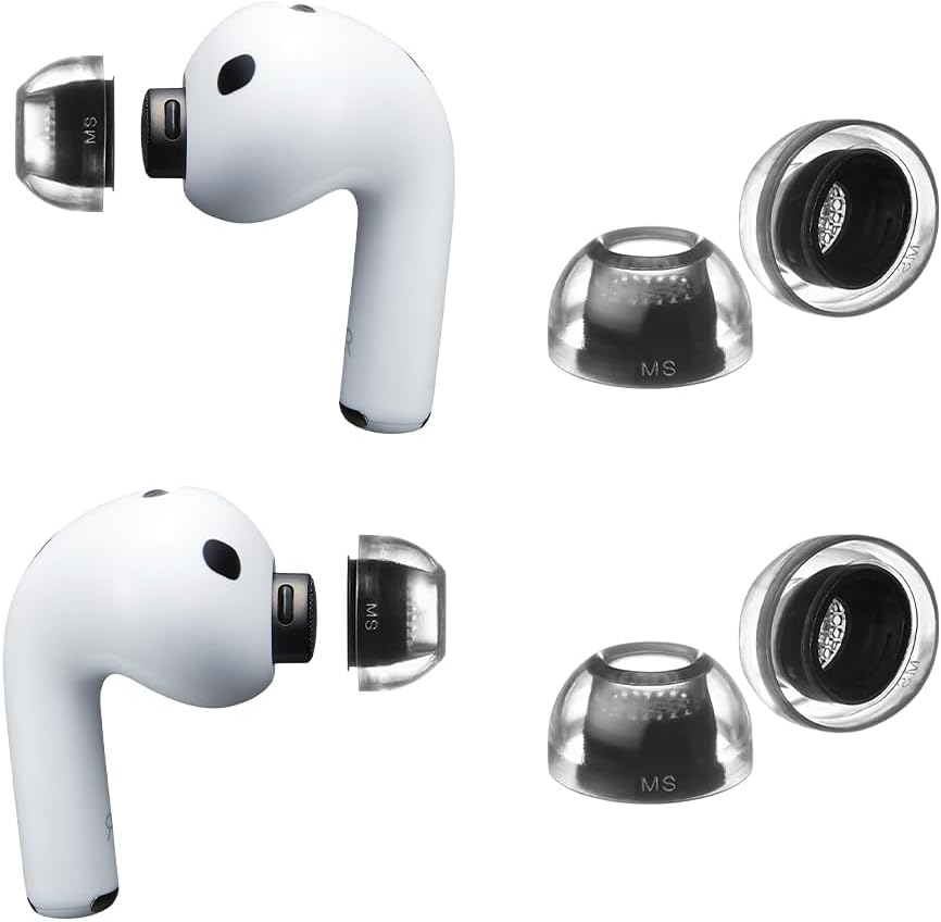 AZLA Crystal AirPods Pro 3 - Puntas de repuesto de silicona de ajuste