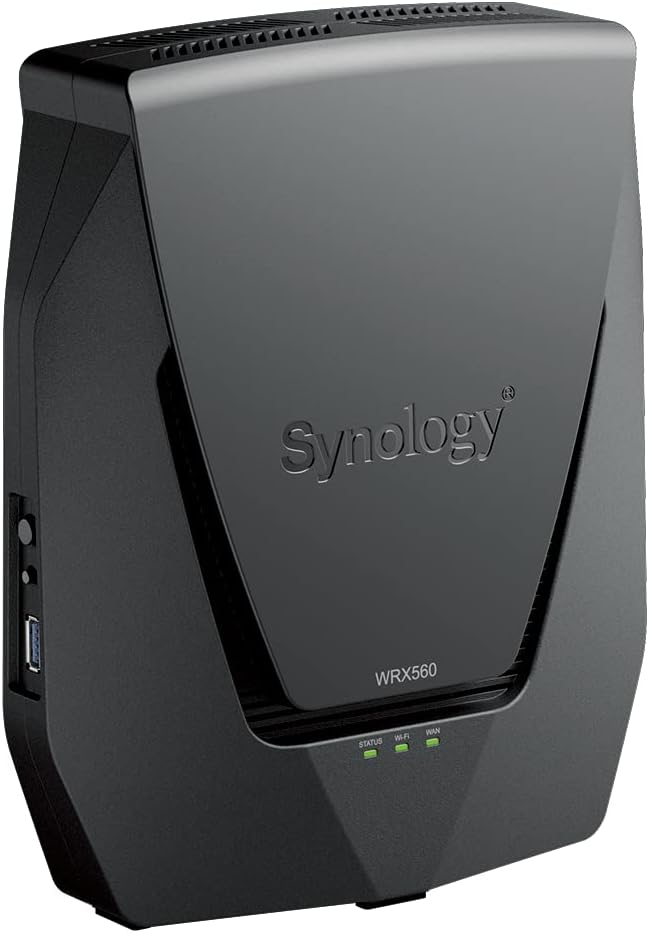 Synology WRX560 - Router Wi-Fi 6 de doble banda, Ethernet de 2.5Gbp...