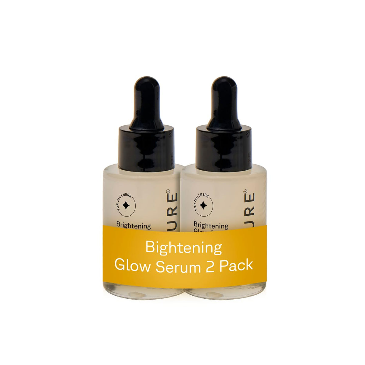 Acure Brightening Glow Serum - Suero facial antienvejecimiento, bri...