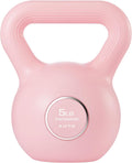 KHTO Pesas Rusas para Ejercicio de Fitness - Juego de Pesas Rusas de Fuerza en Rosa, Mancuernas para Equipo de Gimnasio en Casa