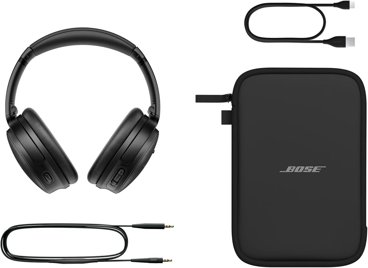 Bose QuietComfort - Auriculares inalámbricos con cancelación de ruido (negro) (renovado)