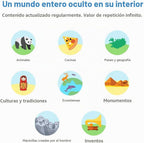 Orboot de Shifu: El globo terráqueo educativo de realidad aumentada | Juguete Stem para niños y niñas de 4 a 10 años | Ideal para regalo (sin fronteras ni nombres en el globo)