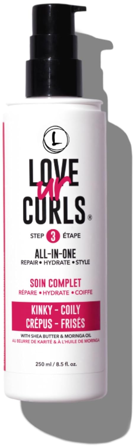 Love Ur Curls - Crema rizadora todo en uno para cabello rizado y en...
