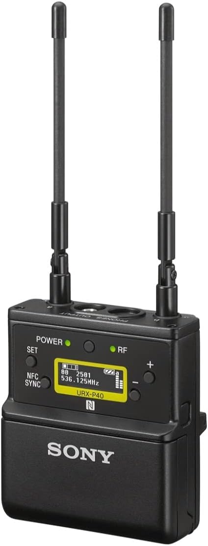 Sony UWP-D, 1 sistema de micrófono inalámbrico, negro, talla única...