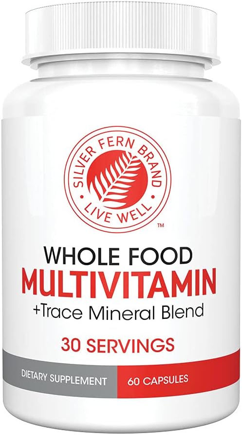 Silver Fern Whole Food Daily Multi Vitamina con Trace Mineral Blend...