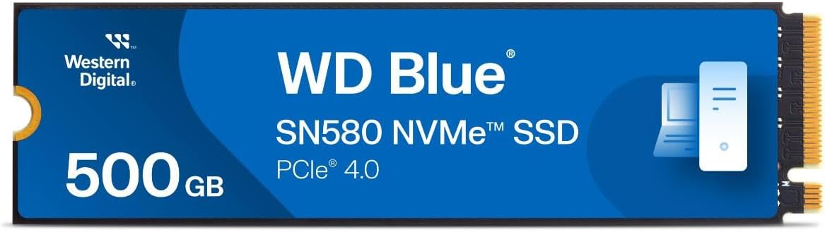 Western Digital SSD de estado sólido interno NVMe WD Blue SN580 de...