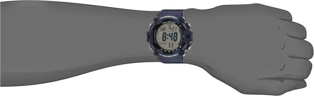 Casio Illuminator AE1500WH Series | Batería de 10 años | Retroiluminación LED | 5 alarmas | Cronómetro de 1/100 segundos | Reloj digital para hombre