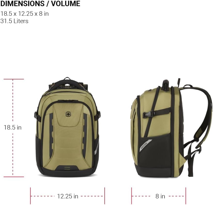 SwissGear 5358 USB ScanSmart - Mochila para portátil de 16", Ol...