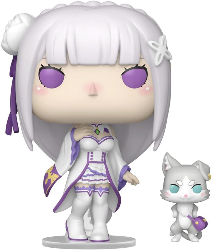 Funko Pop  Buddy Re Zero - Emilia con disco - Figura de