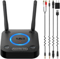 1Mii B06TX Bluetooth 5.3 Transmisor para TV a 2 auriculares inalámbricos