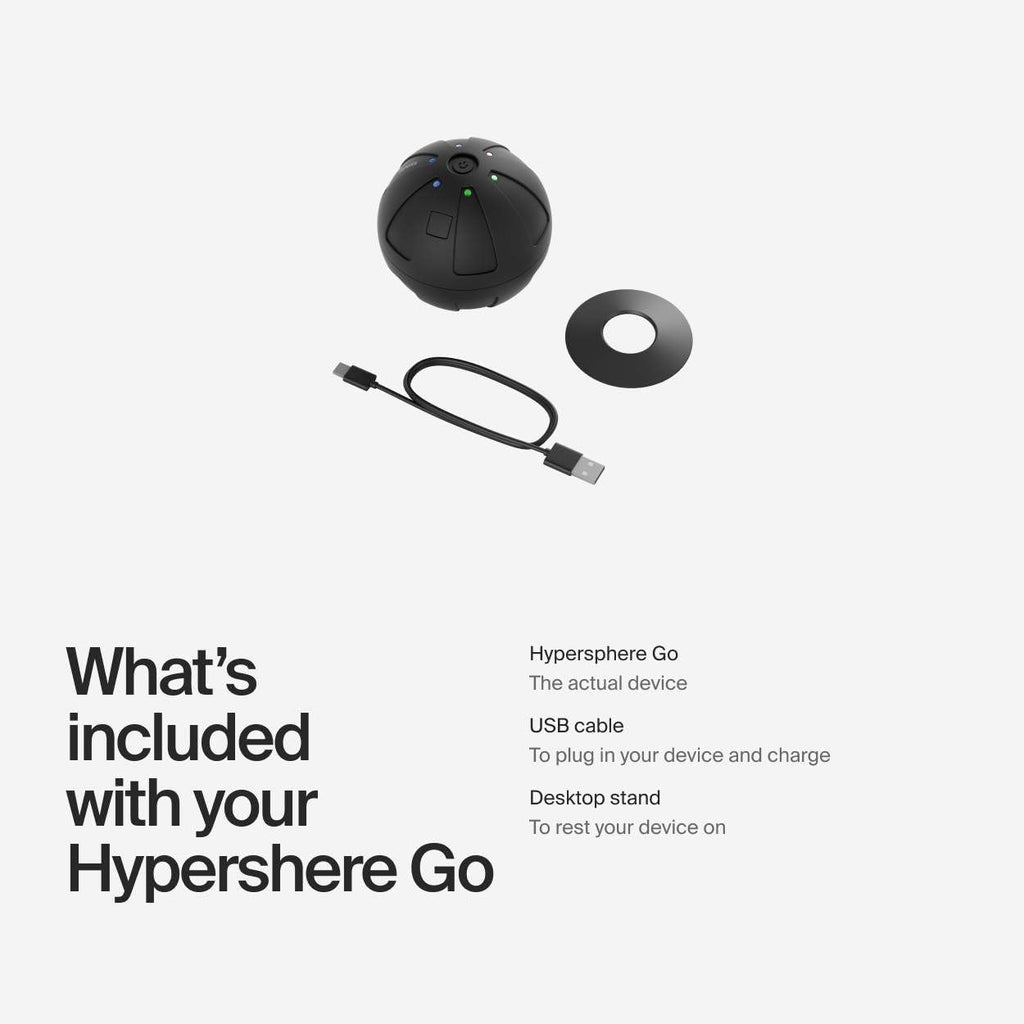 Hyperice Hypersphere Go Vibrating Ball Masaje de tejido profundo