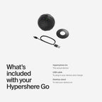 Hyperice Hypersphere Go Vibrating Ball Masaje de tejido profundo