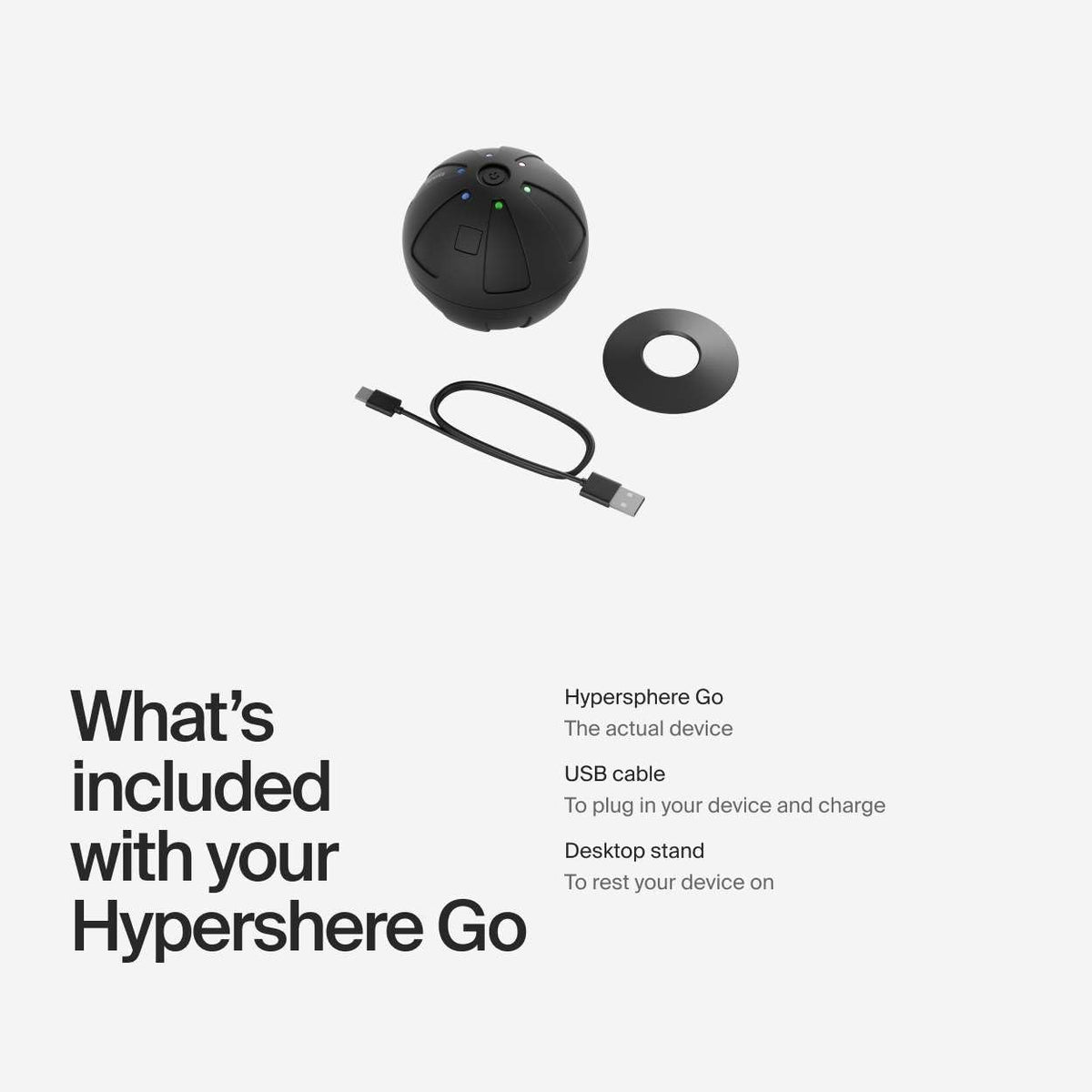 Hyperice Hypersphere Go Vibrating Ball Masaje de tejido profundo