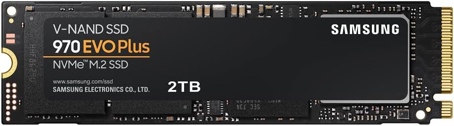 SAMSUNG 970 EVO Plus SSD 2TB NVMe M.2 Unidad interna de estado sóli...