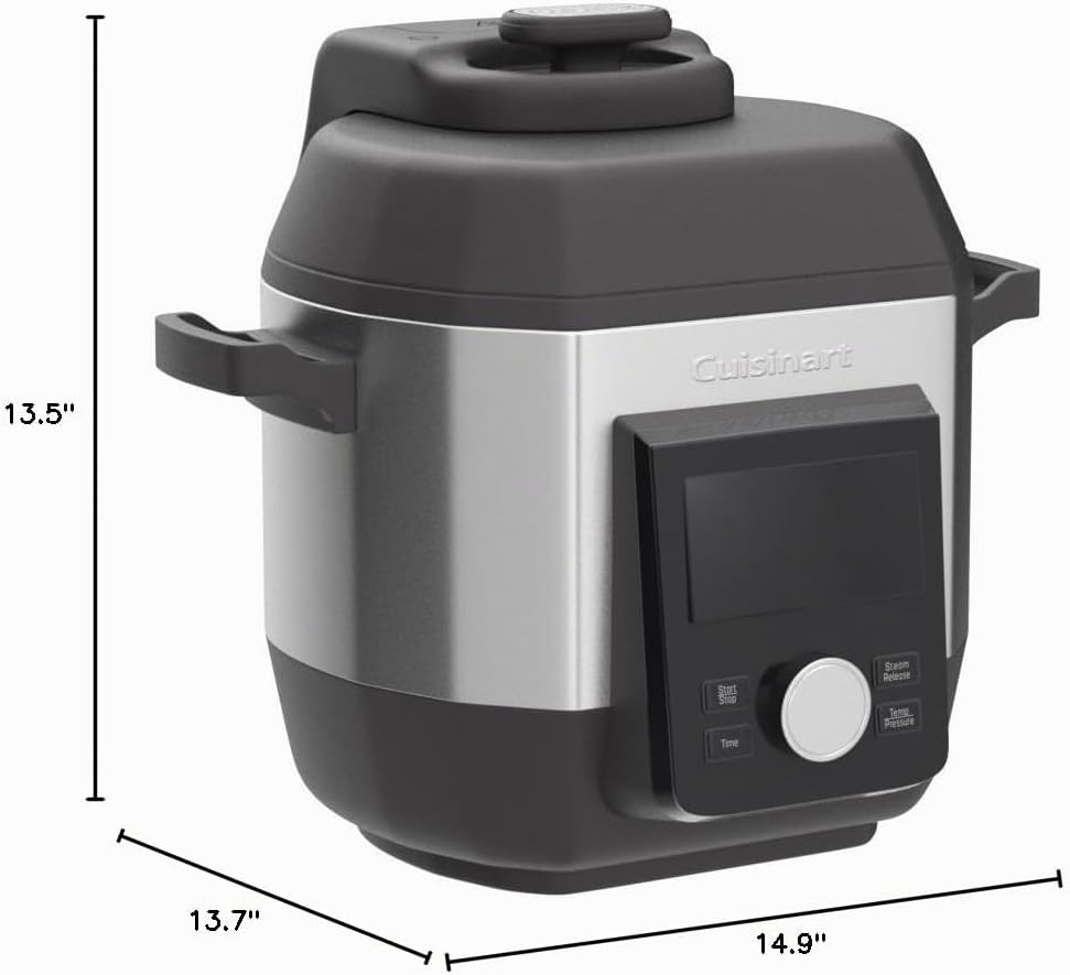 Cuisinart CPC-900 Multicooker de alta presión de 6 cuartos de galón