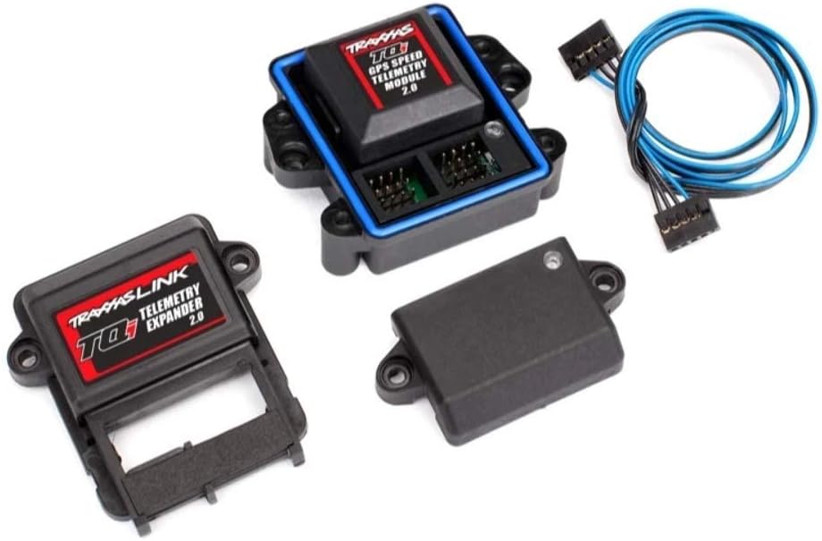 Traxxas Expansor de telemetría 6553X 2.0 y módulo GPS 2.0, sistema TQi Tadio