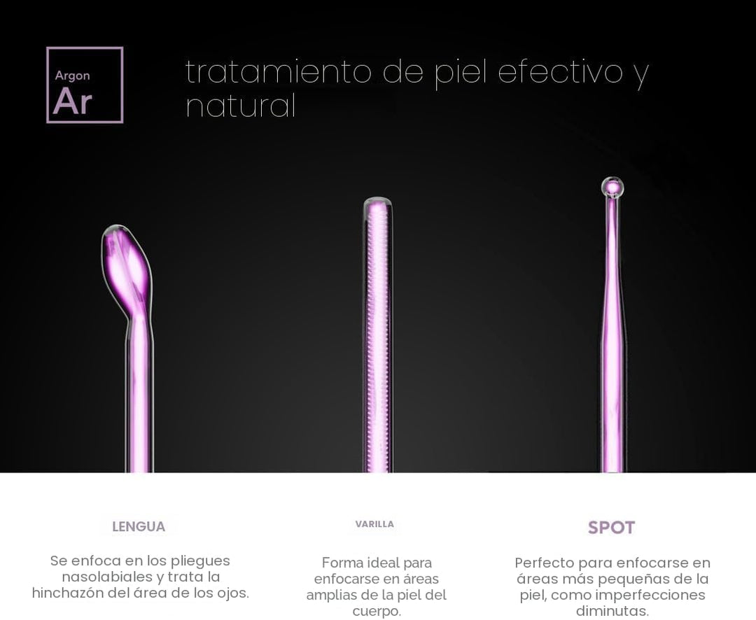 NuDerma - Varita de terapia profesional para la piel - Máquina port...