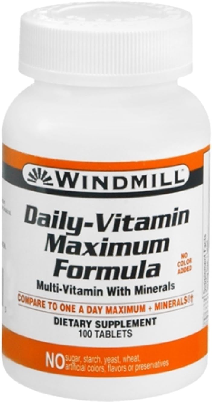 Windmill Health Products - Fórmula diaria de vitamina máxima, apoyo nutricional