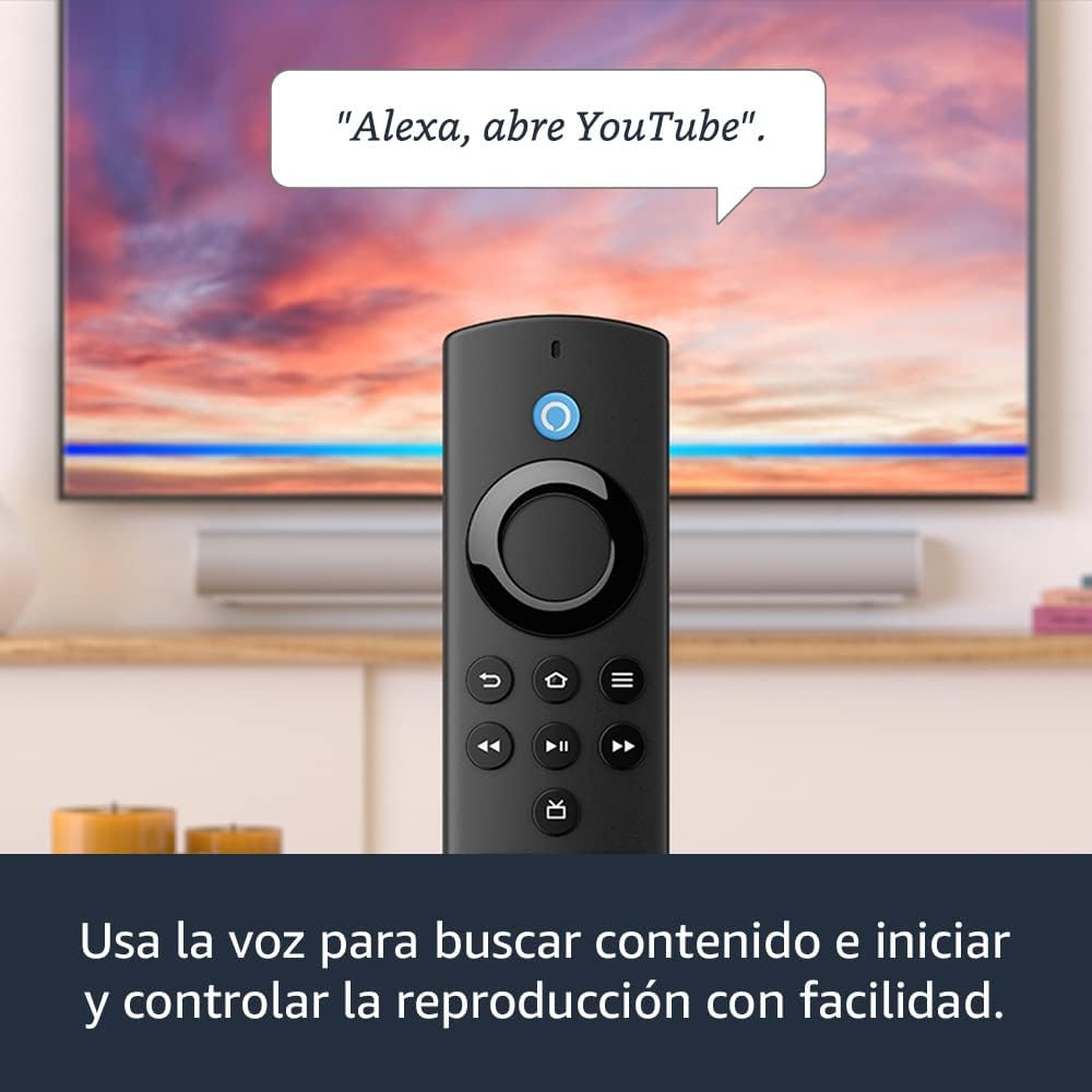 Amazon Fire Tv Stick Lite Full Hd 8gb Negro Con 1gb De