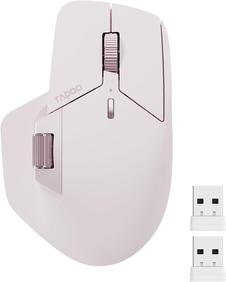 Rapoo MT760 - Ratón inalámbrico multidispositivo, conexión Bluetoot...