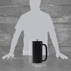 ESPRO P7 Prensa francesa, 32 onzas, negro mate, cafetera de acero