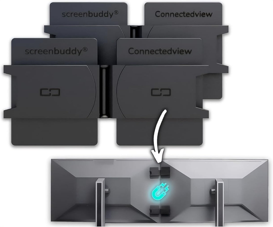 screenbuddy Set de 2, Conexión Magnética para Tus Pantallas, Adecua...