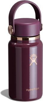 Hydro Flask Micro Bottle - Mini frasco aislado a prueba de fugas para bolso o bolsillo en 6.7 onzas de bayas de invierno brillante