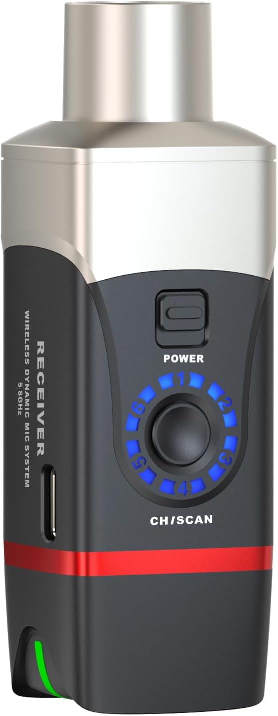 Sistema de audio inalámbrico Xvive U35D XLR estéreo enchufable (5.8...
