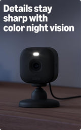 Blink Mini 2K+ (último modelo) - Cámara interior con enchufe. Ve ma...