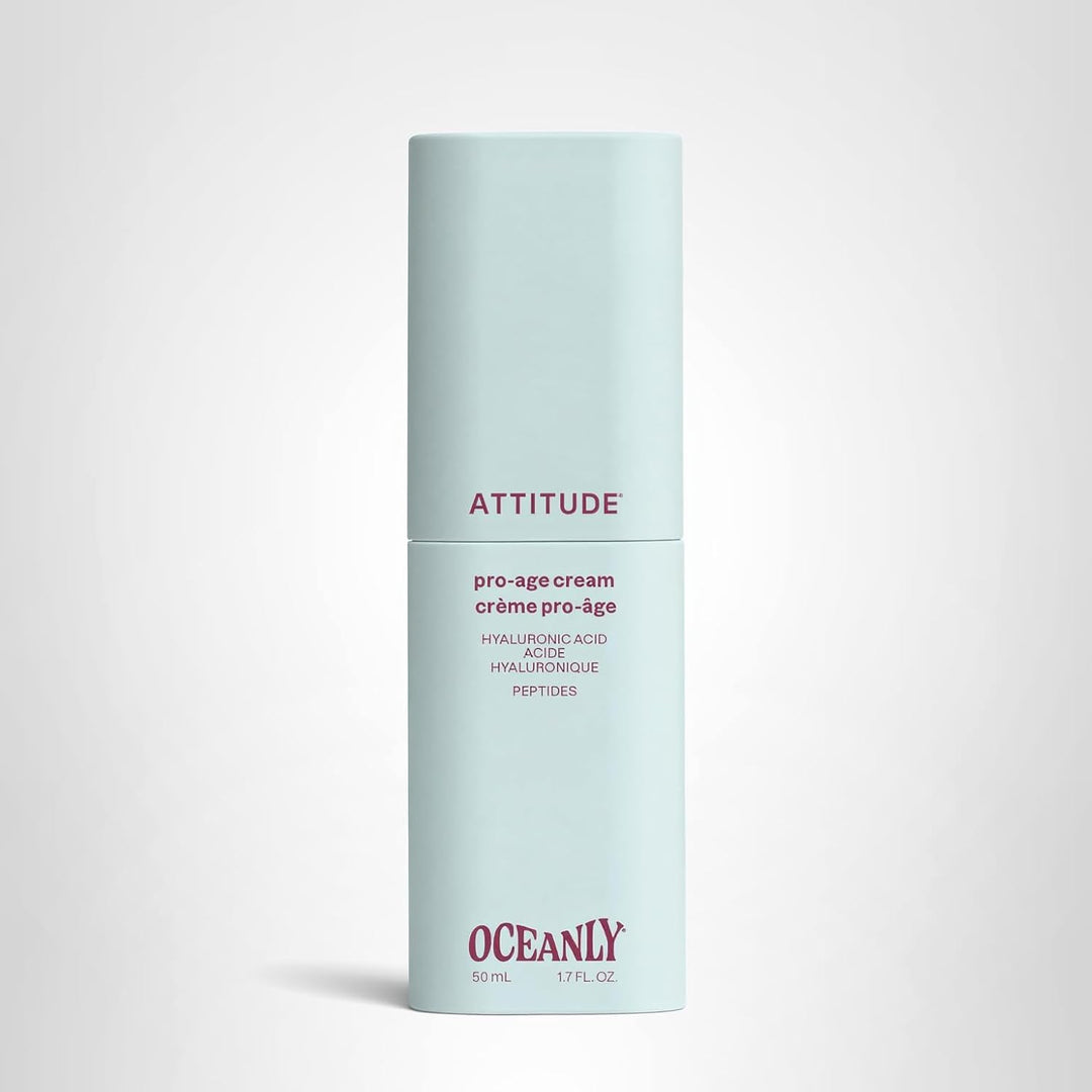 ATTITUDE Crema facial antienvejecimiento, con ácido hialurónico, pé...