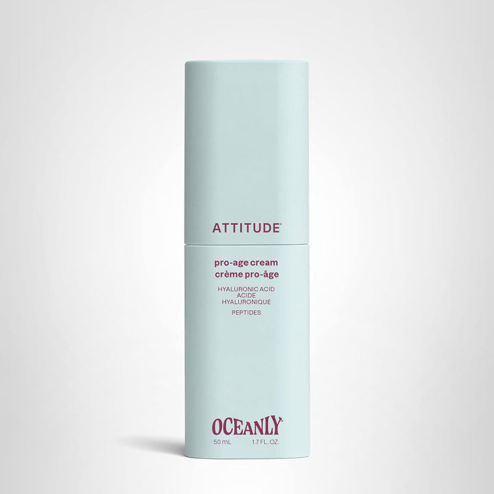 ATTITUDE Crema facial antienvejecimiento, con ácido hialurónico, pé...