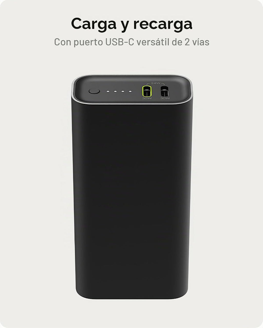 Mophie Powerstation Fast - Banco de energía de 10,000 mAh