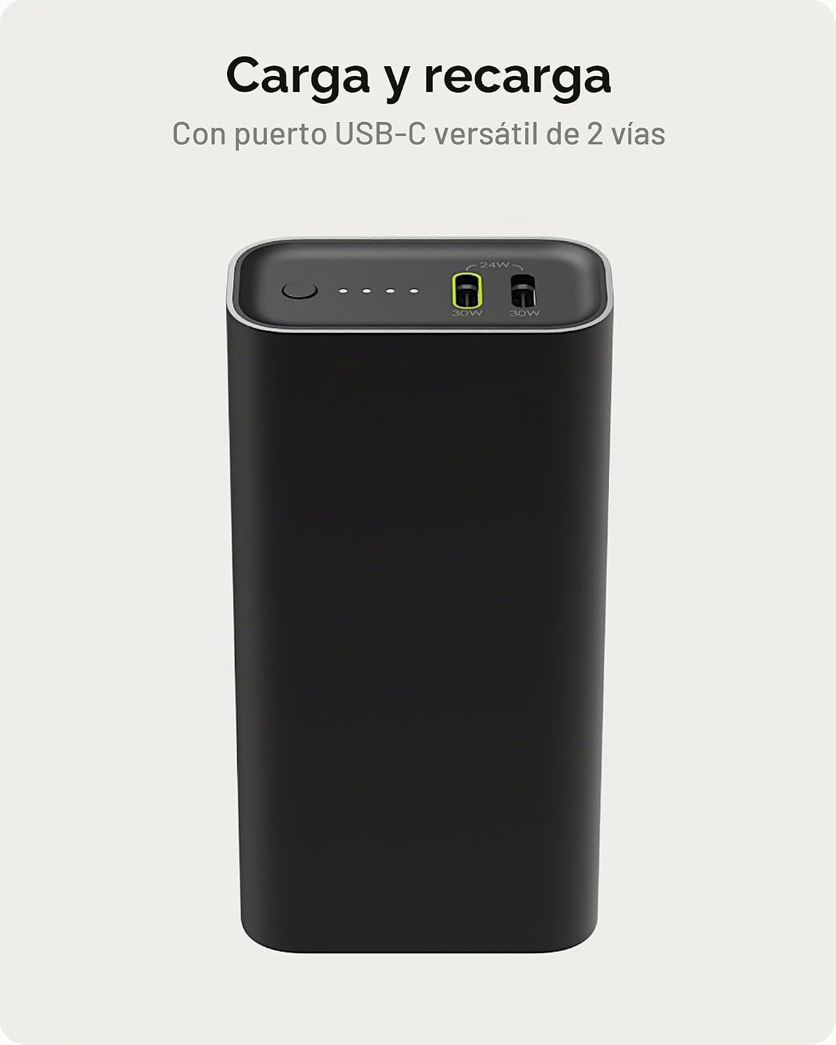 Mophie Powerstation Fast - Banco de energía de 10,000 mAh