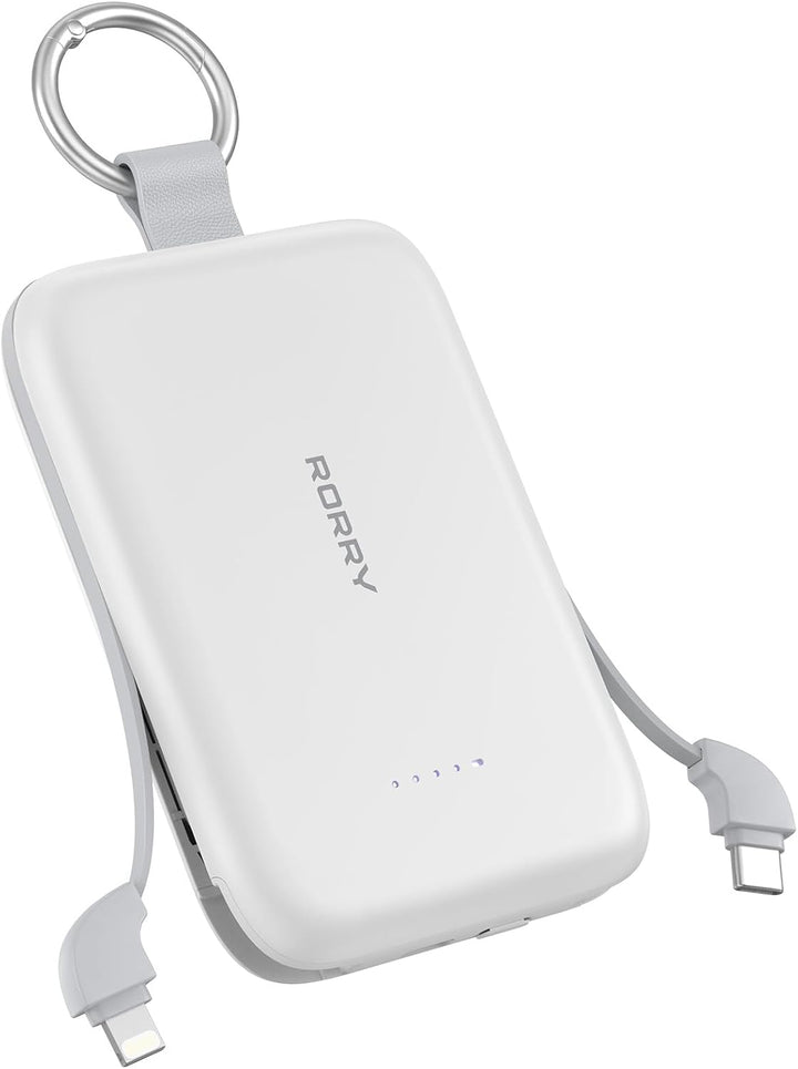 RORRY Cargador portátil, 10000 mAh PD 30 W, cargador portátil de ca...