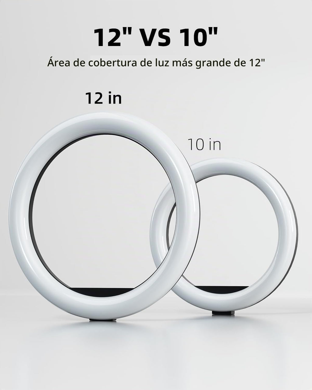 TODI Anillo de luz RGB de 12 pulgadas con soporte de trípode de 63 pulgadas, 3 modos CCT y 39 modos de color. Anillo de luz para selfie con soporte, 2 en 1 luz LED con mando a distancia para selfie