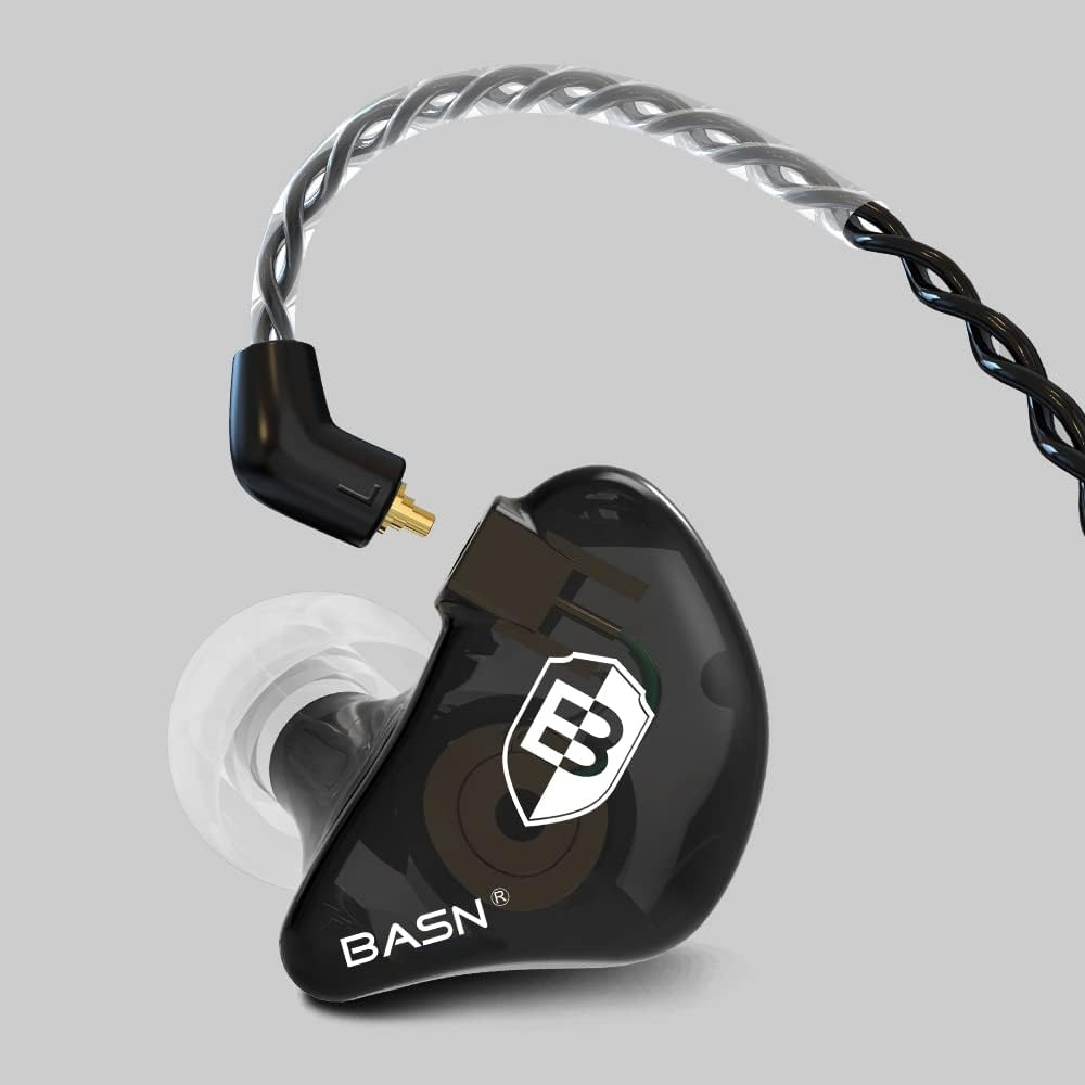 BASN Auriculares profesionales intrauditivos con monitor para canta...