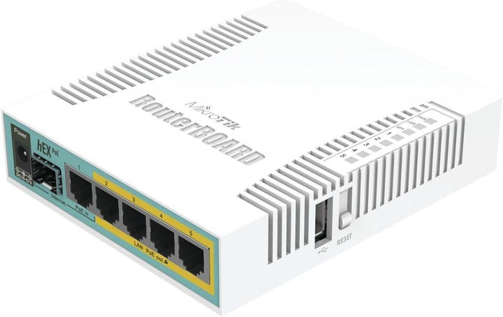 Mikrotik Routerboard hEX RB960PGS 128MB Router Gigabit 5 puertos Po...