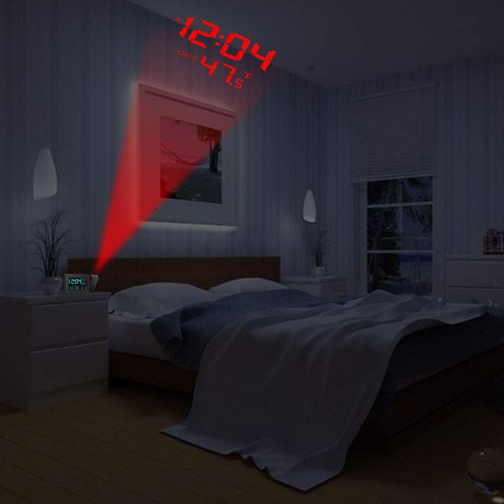 SC31B Digital Projection Alarm Clock con Weather Station