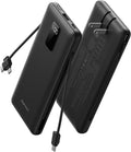 charmast Banco portátil 10000mAh del poder del cargador con el enchufe