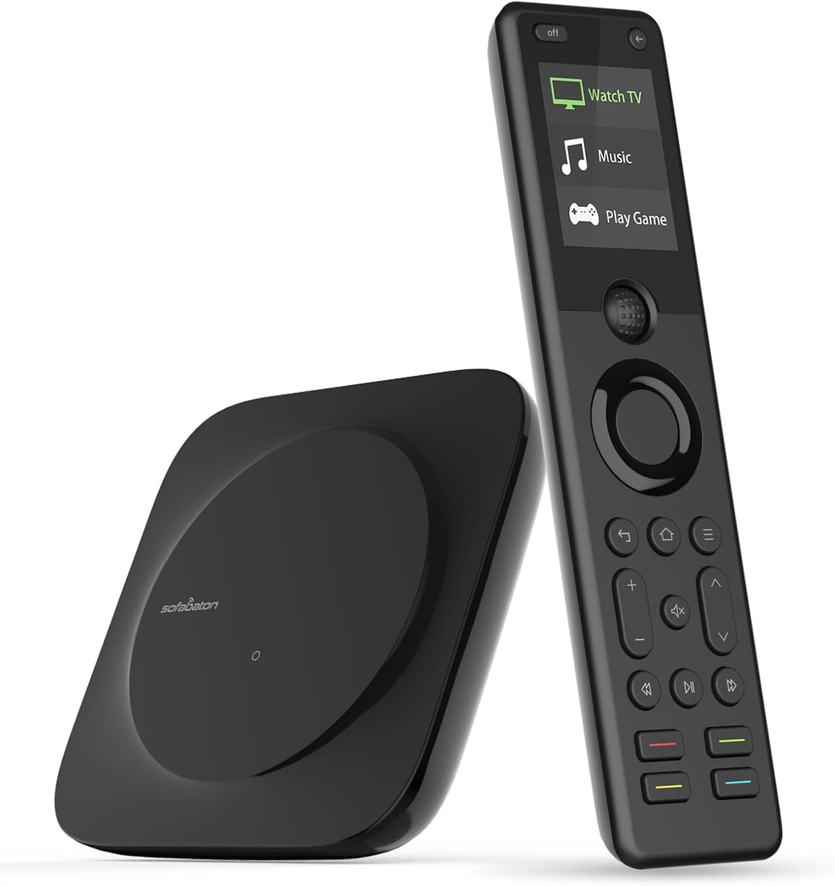 SofaBaton X1S - Control remoto universal con concentrador y aplicación, todo en uno, control remoto universal inteligente con actividades personalizadas para dispositivos IR/Bluetooth/WiFi, compatible